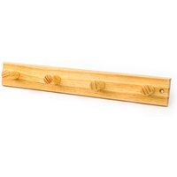 Pine Hook Rail - 4 Hooks
Pine Hook Rail - 4 Hooks