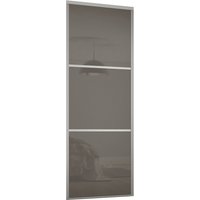 Linear Sliding Wardrobe Door 3 Panel Cappuccino Glass with Silver Frame (W)762mm
Linear Sliding Wardrobe Door 3 Panel Cappuccino Glass with Silver Frame (W)762mm