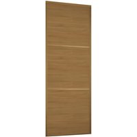 Linear Sliding Wardrobe Door 3 Panel Oak with Oak Frame (W)762mm
Linear Sliding Wardrobe Door 3 Panel Oak with Oak Frame (W)762mm
