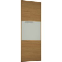 Linear Sliding Wardrobe Door 3 Panel Oak / Artic White Glass with Oak Frame (W)762mm
Linear Sliding Wardrobe Door 3 Panel Oak / Artic White Glass with Oak Frame (W)762mm