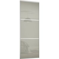 Linear Sliding Wardrobe Door 3 Panel Arctic White Glass with White Frame (W)914mm
Linear Sliding Wardrobe Door 3 Panel Arctic White Glass with White Frame (W)914mm