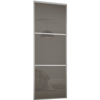 Linear Sliding Wardrobe Door 3 Panel Cappuccino Glass with Silver Frame (W)914mm
Linear Sliding Wardrobe Door 3 Panel Cappuccino Glass with Silver Frame (W)914mm
