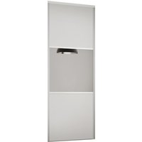 Linear Sliding Wardrobe Door 3 Panel Mirror with White Frame (W)914mm
Linear Sliding Wardrobe Door 3 Panel Mirror with White Frame (W)914mm