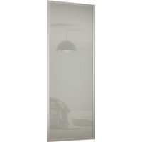 Ellipse Sliding Wardrobe Door 1 Panel Arctic White Glass with Aluminium Frame (W)610mm
Ellipse Sliding Wardrobe Door 1 Panel Arctic White Glass with Aluminium Frame (W)610mm