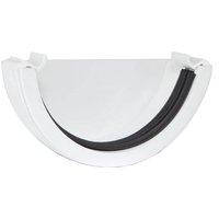 Polypipe Half Round Gutter Stop End External - 112mm - White
Polypipe Half Round Gutter Stop End External - 112mm - White