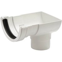 Polypipe Half Round Stop End Outlet - 112mm - White
Polypipe Half Round Stop End Outlet - 112mm - White