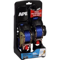 Retractable Tie Down 300kg 3m - 2 Pack
Retractable Tie Down 300kg 3m - 2 Pack