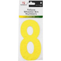 Yellow Wheelie Bin Number - 8
Yellow Wheelie Bin Number - 8