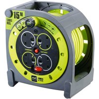 Masterplug Pro XT 4 Socket Cable Reel 15m Green/Grey
Masterplug Pro XT 4 Socket Cable Reel 15m Green/Grey