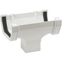 Polypipe Square Gutter Running Outlet - 112mm - White
Polypipe Square Gutter Running Outlet - 112mm - White
