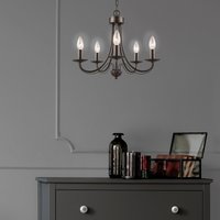 Audrey 5 Light Pendant Light - Black
Audrey 5 Light Pendant Light - Black