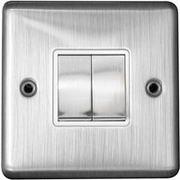 Arlec Metal Screwed 10 Amp 2 Gang 2 Way Switch Polished Chrome
Arlec Metal Screwed 10 Amp 2 Gang 2 Way Switch Polished Chrome