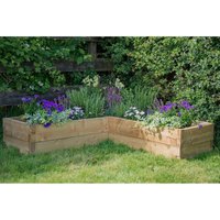 Forest Garden Wooden Caledonian Corner Raised Bed
Forest Garden Wooden Caledonian Corner Raised Bed