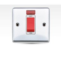 Arlec Metal Screwed 45 Amp 1 Gang Double Pole Switch with Neon Polished Chrome
Arlec Metal Screwed 45 Amp 1 Gang Double Pole Switch with Neon Polished Chrome