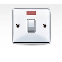 Arlec Metal Screwed 20 Amp 1 Gang Double Pole Switch Flex Outliet with Neon Polished Chrome
Arlec Metal Screwed 20 Amp 1 Gang Double Pole Switch Flex Outliet with Neon Polished Chrome