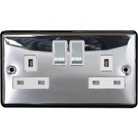 Arlec Metal Screwed 13 Amp 2 Gang Switched Socket Polished Chrome
Arlec Metal Screwed 13 Amp 2 Gang Switched Socket Polished Chrome