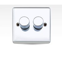 Arlec Metal Screwed 250 Watt 2 Gang 2 Way Dimmer Polished Chrome
Arlec Metal Screwed 250 Watt 2 Gang 2 Way Dimmer Polished Chrome