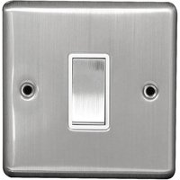 Arlec Metal Screwed 10 Amp 1 Gang 2 Way Switch Stainless Steel 
Arlec Metal Screwed 10 Amp 1 Gang 2 Way Switch Stainless Steel