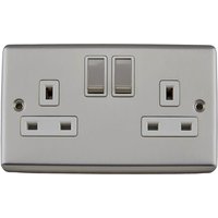 Arlec Metal Screwed 13 Amp 2 Gang Switched Socket Stainless Steel
Arlec Metal Screwed 13 Amp 2 Gang Switched Socket Stainless Steel