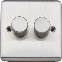 Arlec Metal Screwed 250 Watt 2 Gang 2 Way Dimmer Stainless Steel
Arlec Metal Screwed 250 Watt 2 Gang 2 Way Dimmer Stainless Steel