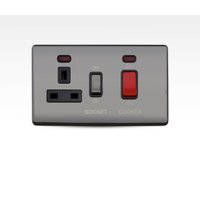 Arlec Metal Screwless 45 Amp Cooker Control Unit with Neon Black Nickel
Arlec Metal Screwless 45 Amp Cooker Control Unit with Neon Black Nickel