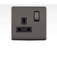 Arlec Metal Screwless 13 Amp 1 Gang Switched Socket Black Nickel
Arlec Metal Screwless 13 Amp 1 Gang Switched Socket Black Nickel