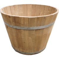 Wooden Barrel Plant Pot - 30cm
Wooden Barrel Plant Pot - 30cm