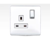 Arlec Metal Screwless 13 Amp 1 Gang Switched Socket Polished Chrome
Arlec Metal Screwless 13 Amp 1 Gang Switched Socket Polished Chrome