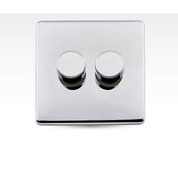 Arlec Metal Screwless 250 Watt 2 Gang 2 Way Dimmer Polished Chrome
Arlec Metal Screwless 250 Watt 2 Gang 2 Way Dimmer Polished Chrome