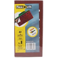 Flexovit PTA Sanding Sheets 1/2 Punched - 115 x 230mm - 80 Grit
Flexovit PTA Sanding Sheets 1/2 Punched - 115 x 230mm - 80 Grit