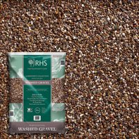 RHS Horticultural Washed Gravel 10mm Quartzite Grit - Large - 20kg
RHS Horticultural Washed Gravel 10mm Quartzite Grit - Large - 20kg