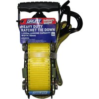 Grunt Heavy Duty Ratchet Tie Down - 50mm x 6m 
Grunt Heavy Duty Ratchet Tie Down - 50mm x 6m
