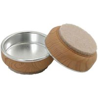 Felt Based Castor Cups - Satin Chrome - 60mm - 4 Pack
Felt Based Castor Cups - Satin Chrome - 60mm - 4 Pack