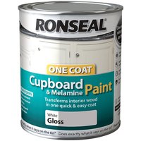 Ronseal Pure Brilliant White - One Coat Cupboard Gloss Paint - 750ml
Ronseal Pure Brilliant White - One Coat Cupboard Gloss Paint - 750ml