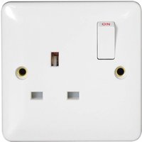 1 Gang Switched Single Pole Socket - 13A
1 Gang Switched Single Pole Socket - 13A