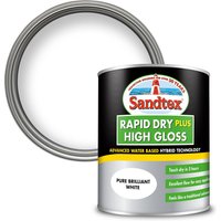Sandtex Rapid Dry Gloss Paint - Pure Brilliant White - 750ml
Sandtex Rapid Dry Gloss Paint - Pure Brilliant White - 750ml