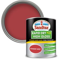 Sandtex Rapid Dry Gloss Paint - Cranberry Swirl - 750ml
Sandtex Rapid Dry Gloss Paint - Cranberry Swirl - 750ml