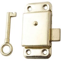 Cupboard Lock - Brass Plate - 50mm
Cupboard Lock - Brass Plate - 50mm