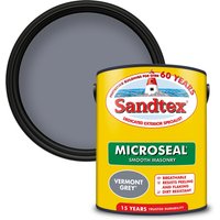 Sandtex Ultra Smooth Masonry Paint - Vermont Grey - 5L
Sandtex Ultra Smooth Masonry Paint - Vermont Grey - 5L