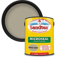 Sandtex Ultra Smooth Masonry Paint - French Grey - 5L
Sandtex Ultra Smooth Masonry Paint - French Grey - 5L