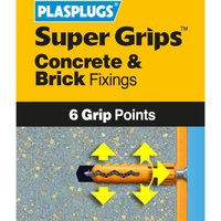 Plasplugs Yellow Solid Wall Fixings Clip Pack x 100
Plasplugs Yellow Solid Wall Fixings Clip Pack x 100