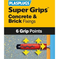 Plasplugs Red Solid Wall Fixings Clip Pack x 100
Plasplugs Red Solid Wall Fixings Clip Pack x 100