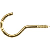 Brass Cup Hook - 25mm - 20 Pack
Brass Cup Hook - 25mm - 20 Pack
