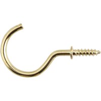 Brass Shoulder Cup Hook - 50mm - 5 Pack
Brass Shoulder Cup Hook - 50mm - 5 Pack