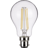 TCP LED Filament Clear Classic 6W BC Light Bulb - 3 pack 
TCP LED Filament Clear Classic 6W BC Light Bulb - 3 pack
