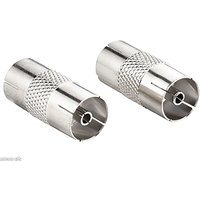 Ross Coaxial Aerial Cable Couplers Nickel 2 Pack
Ross Coaxial Aerial Cable Couplers Nickel 2 Pack