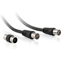 Ross Coaxial Aerial Cable 6m - Black
Ross Coaxial Aerial Cable 6m - Black