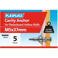 Plasplugs Cavity Anchor M5 x 40 x 5
Plasplugs Cavity Anchor M5 x 40 x 5
