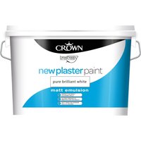 Crown Brilliant White New Plaster Paint - 10L
Crown Brilliant White New Plaster Paint - 10L