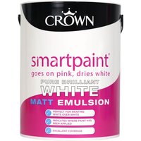 Crown Brilliant White SmartPaint- Matt Emulsion 5L
Crown Brilliant White SmartPaint- Matt Emulsion 5L